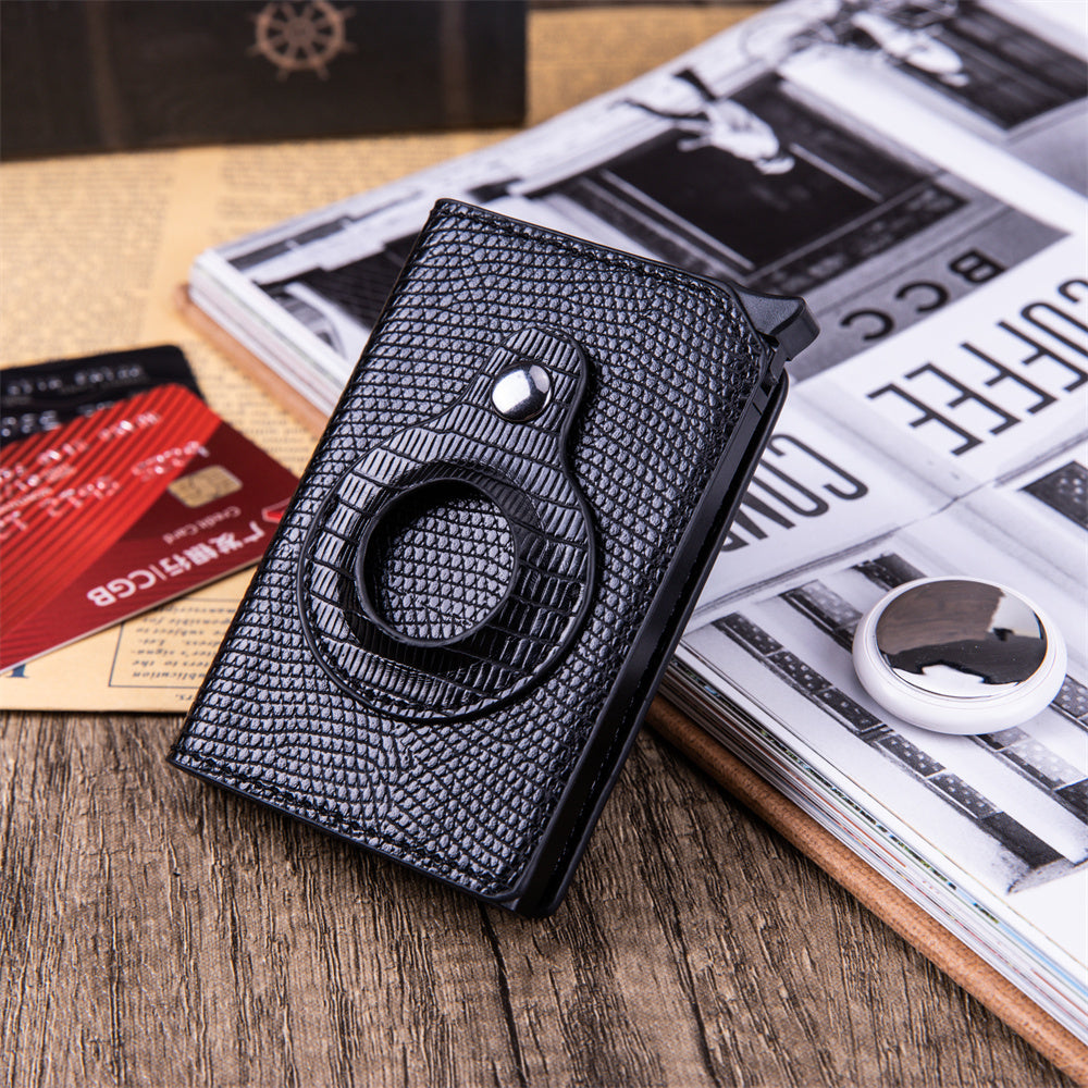Men's Anti-theft Swipe Card Holder Tracker Hole – B's Discount Store