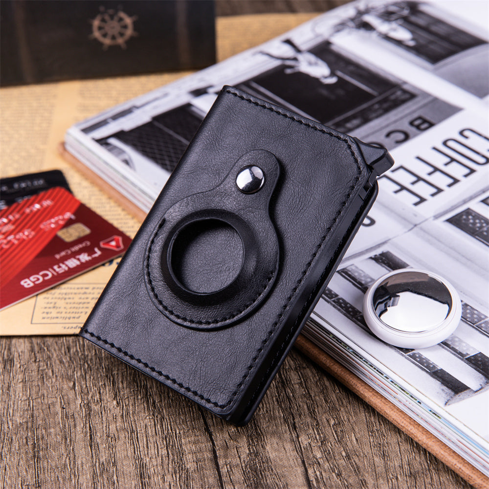 Men's Anti-theft Swipe Card Holder Tracker Hole – B's Discount Store